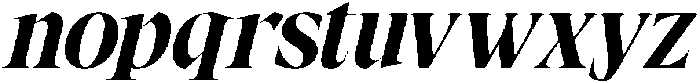 Sagira Beverly Italic Italic otf (400) Font LOWERCASE