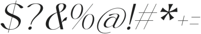 Sagira Blush Italic otf (400) Font OTHER CHARS