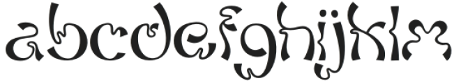 Sagira-Regular otf (400) Font LOWERCASE