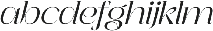 Sagite Italic otf (400) Font LOWERCASE