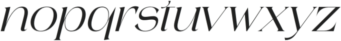 Sagite Italic otf (400) Font LOWERCASE