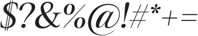 SagithaSerif-Italic otf (400) Font OTHER CHARS