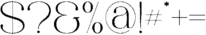 Sagitta Regular otf (400) Font OTHER CHARS