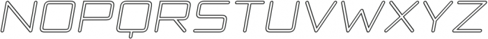 Sagoma Thin Outline Italic otf (100) Font LOWERCASE