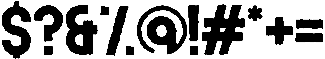 Sagre Brush otf (400) Font OTHER CHARS
