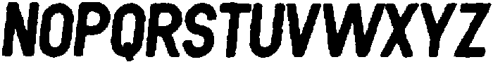 Sagre Circular Angular Italic otf (400) Font LOWERCASE