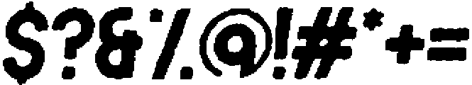 Sagre Circular Eroded Italic otf (400) Font OTHER CHARS
