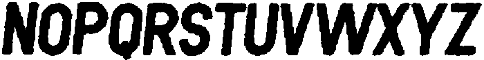 Sagre Circular Eroded Italic otf (400) Font LOWERCASE