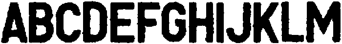 Sagre Circular Eroded otf (400) Font UPPERCASE