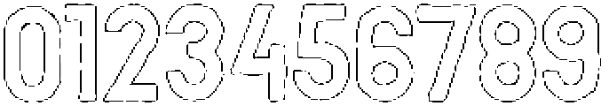Sagre Circular Outline otf (400) Font OTHER CHARS