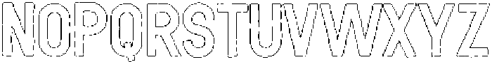 Sagre Circular Outline otf (400) Font LOWERCASE