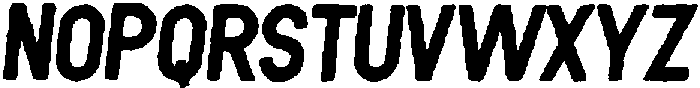 Sagre Circular Rough Italic otf (400) Font LOWERCASE