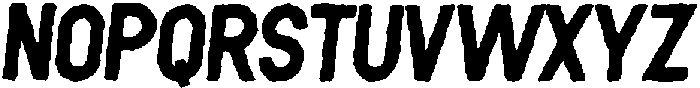 Sagre Eroded Italic otf (400) Font UPPERCASE