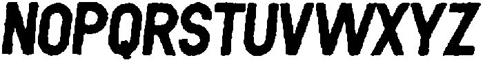 Sagre Eroded Italic otf (400) Font LOWERCASE