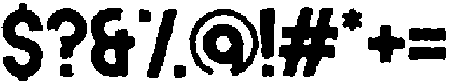 Sagre Eroded otf (400) Font OTHER CHARS