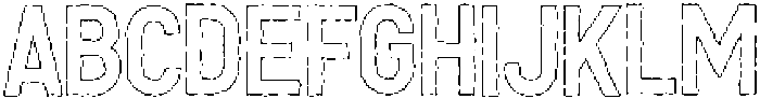 Sagre Outline otf (400) Font