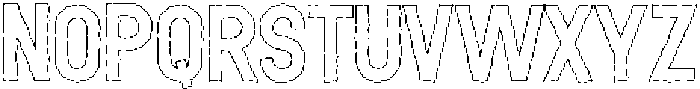 Sagre Outline otf (400) Font LOWERCASE