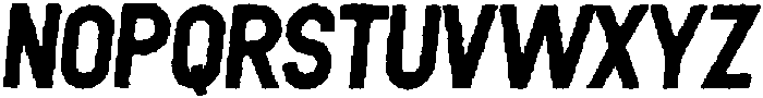Sagre Rounded Eroded Italic otf (400) Font UPPERCASE