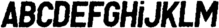 Sagre Rounded Eroded Italic otf (400) FONT