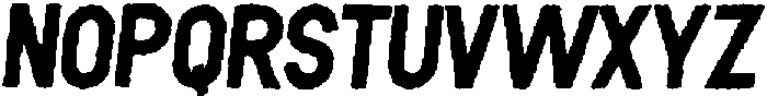 Sagre Rounded Eroded Italic otf (400) Font LOWERCASE