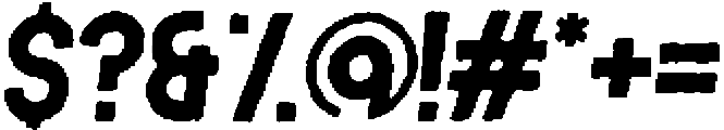 Sagre Rounded Noise Italic otf (400) Font OTHER CHARS
