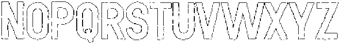 Sagre Rounded Outline otf (400) Font UPPERCASE