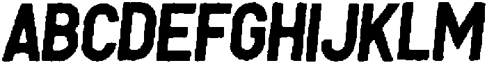 Sagre Rounded Rough Italic otf (400) Font UPPERCASE