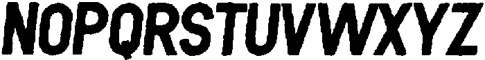 Sagre Rounded Rough Italic otf (400) Font UPPERCASE