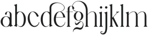 Sagur Regular otf (400) Font LOWERCASE