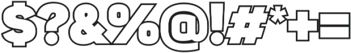 Sahar Heavy-Outline ttf (800) Font OTHER CHARS