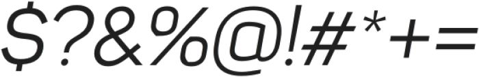 Sahar Regular Italic otf (400) Font OTHER CHARS