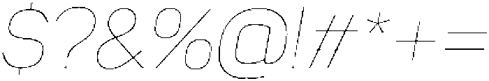 Sahar Thin Italic otf (100) Font OTHER CHARS
