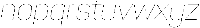 Sahar Thin Italic otf (100) Font LOWERCASE