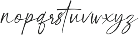 Sahuleka Signature otf (400) Font LOWERCASE