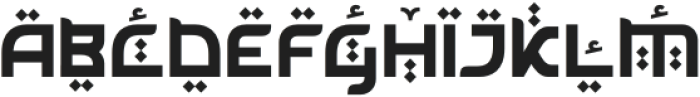 Sahur-Regular otf (400) Font UPPERCASE