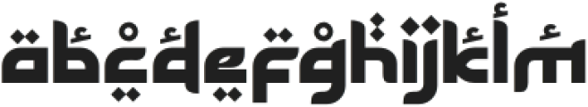 Sahur-Regular otf (400) Font LOWERCASE