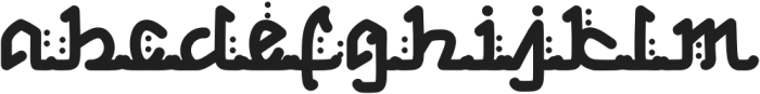 Saifullah Regular otf (400) Font LOWERCASE