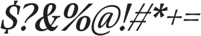 Saigon SemiBold Italic otf (600) Font OTHER CHARS