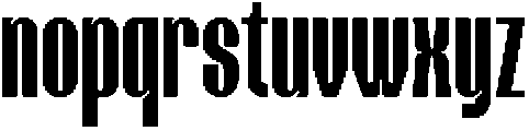Saikro Regular otf (400) Font LOWERCASE