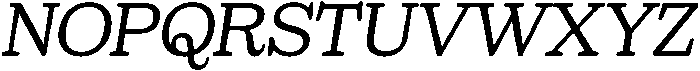 Sailer Italic ttf (400) Font UPPERCASE