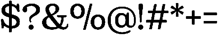 Sailer Medium ttf (500) Font OTHER CHARS