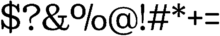 Sailer Regular ttf (400) Font OTHER CHARS