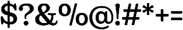 Sailer Semi Bold ttf (600) Font OTHER CHARS