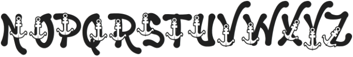 Sailing Scribe Five otf (400) Font UPPERCASE