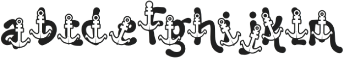 Sailing Scribe Five otf (400) Font LOWERCASE