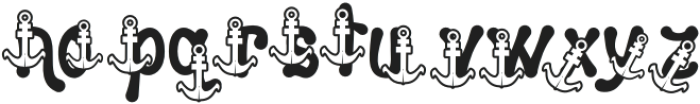 Sailing Scribe Five otf (400) Font LOWERCASE