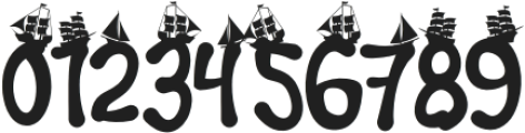 Sailing Scribe Nine otf (400) Font OTHER CHARS