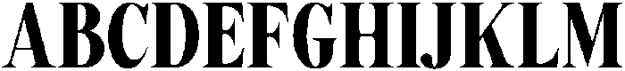 Sailor Mirage Bold otf (700) Font UPPERCASE