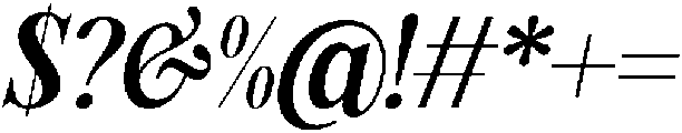 Sailor Mirage Semi Bold Italic otf (600) Font OTHER CHARS