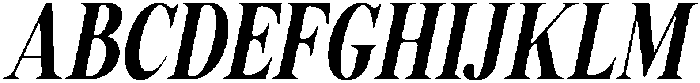 Sailor Mirage Semi Bold Italic otf (600) Font UPPERCASE